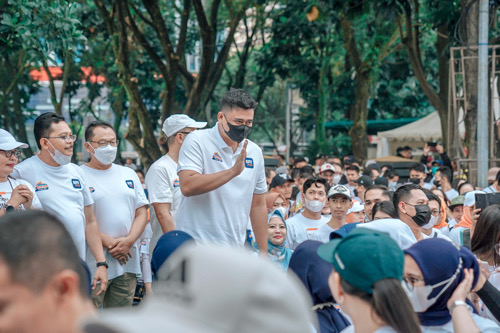 Bobby Nasution Buka Pesta Rakyat Simpedes (PRS) 2022 di Lapangan Benteng Medan, Sabtu (23/7).