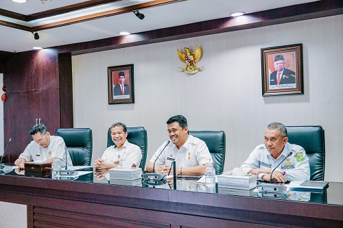 Entry Meeting BPK Perwakilan Sumut, Bobby Nasution : Saling Melengkapi & Berikan Informasi Yang Dibutuhkan
