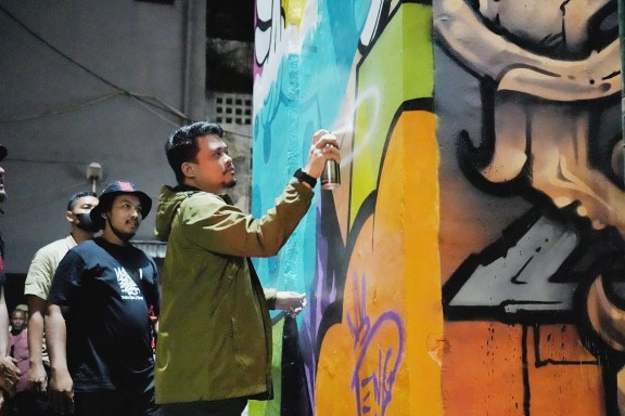 Melalui Medan Street Art Festival Mural dan Graffiti 2022, Wali Kota Medan Dinilai Berhasil Memberikan Wadah Bagi Penggiat Seni Mural Kota Medan