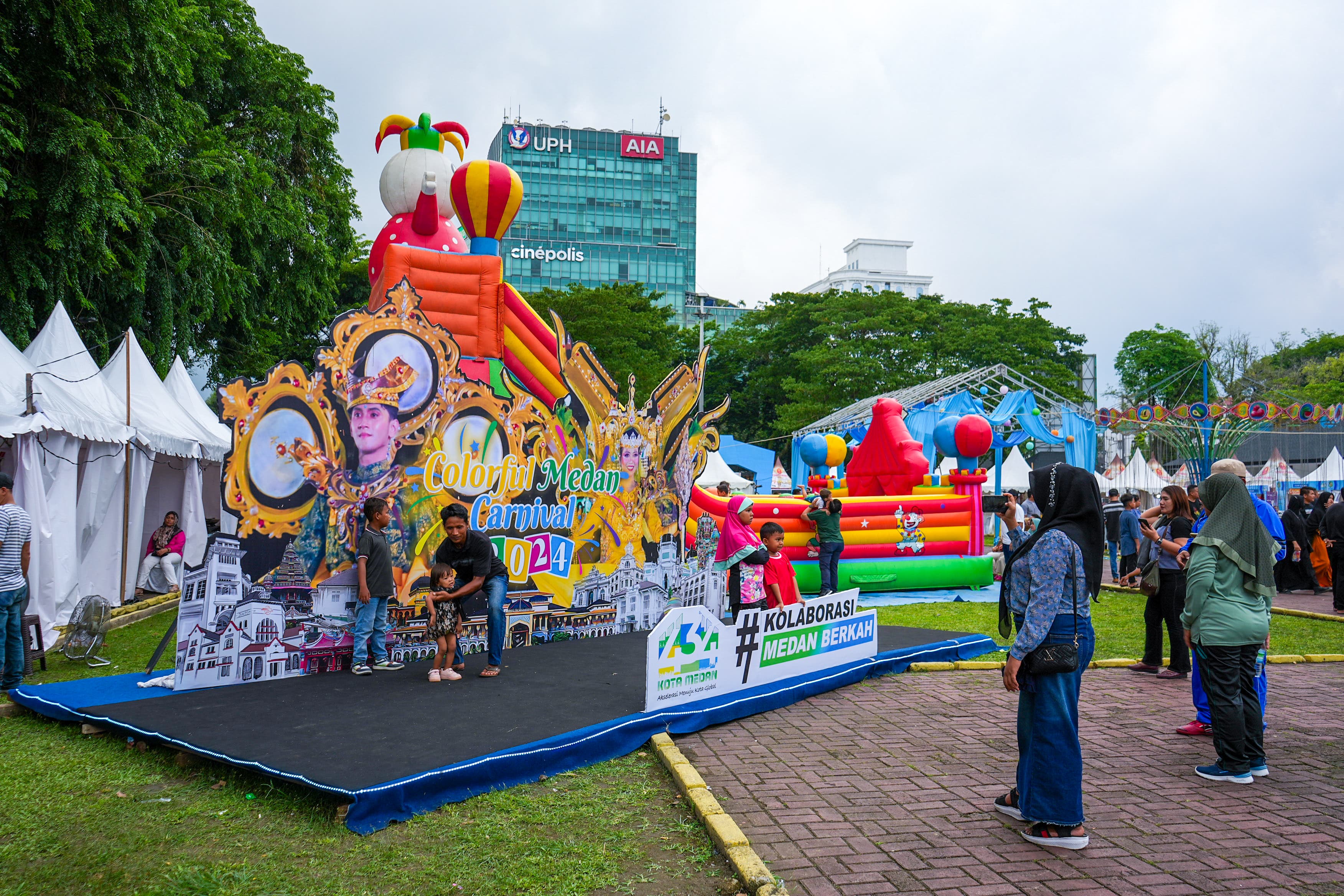 Colorful Medan Carnaval Meriahkan HUT ke-434 Medan  
