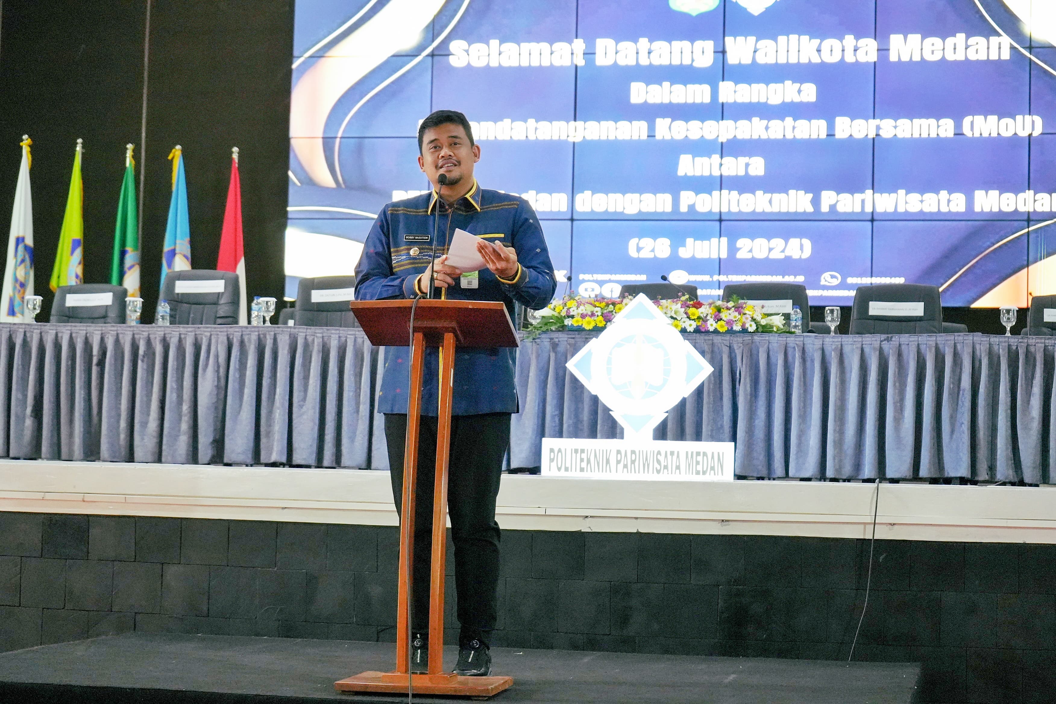 Wujudkan SDM Pariwisata Unggulan, Pemko Medan Jalin MOU Dengan Politeknik Pariwisata Medan