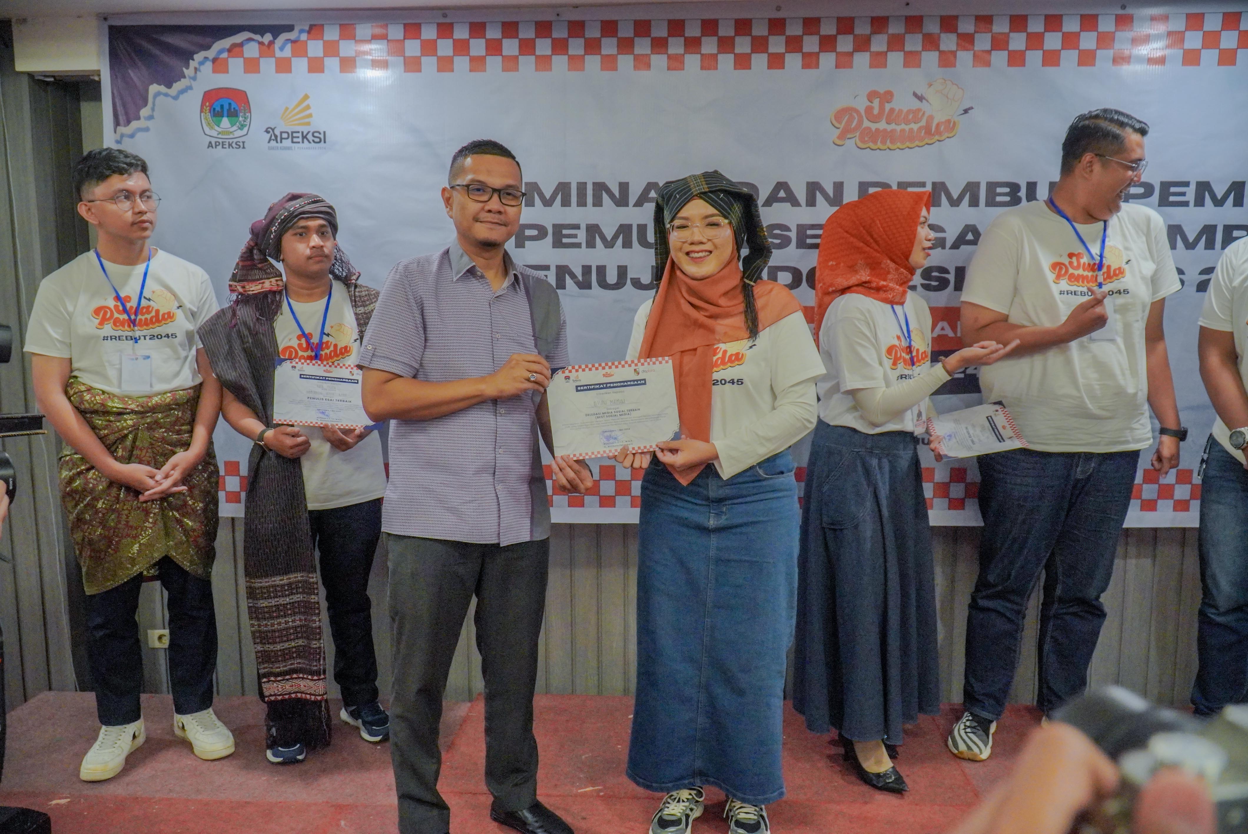 Pemuda Pelopor Medan 2024 Terpilih sebagai Delegasi Terbaik dalam Program Sua Pemuda Raker Komwil I Apeksi