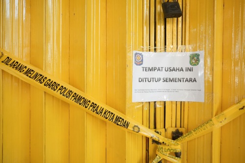 Beroperasi di Bulan Ramadan, 2 Panti Pijat Disegel Tim Gabungan Pemko Medan