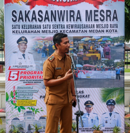 Wujudkan Program Prioritas Bobby Nasution, Kelurahan Masjid Launching Sakasanwira Mesra