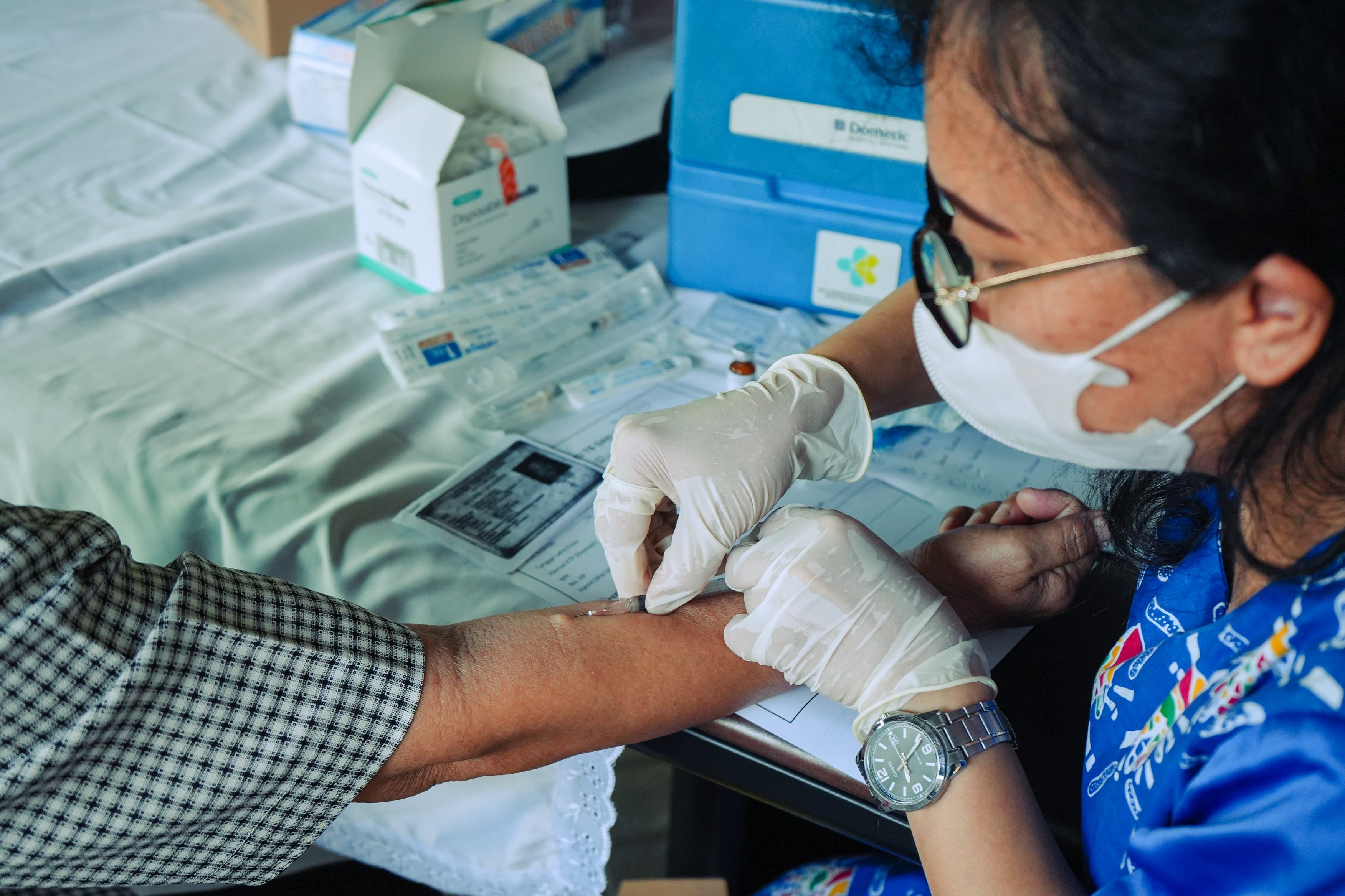 Cegah Penularan TBC, Dinkes Kota Medan Lakukan Skrining TBC terhadap 200 Masyarakat Secara Gratis