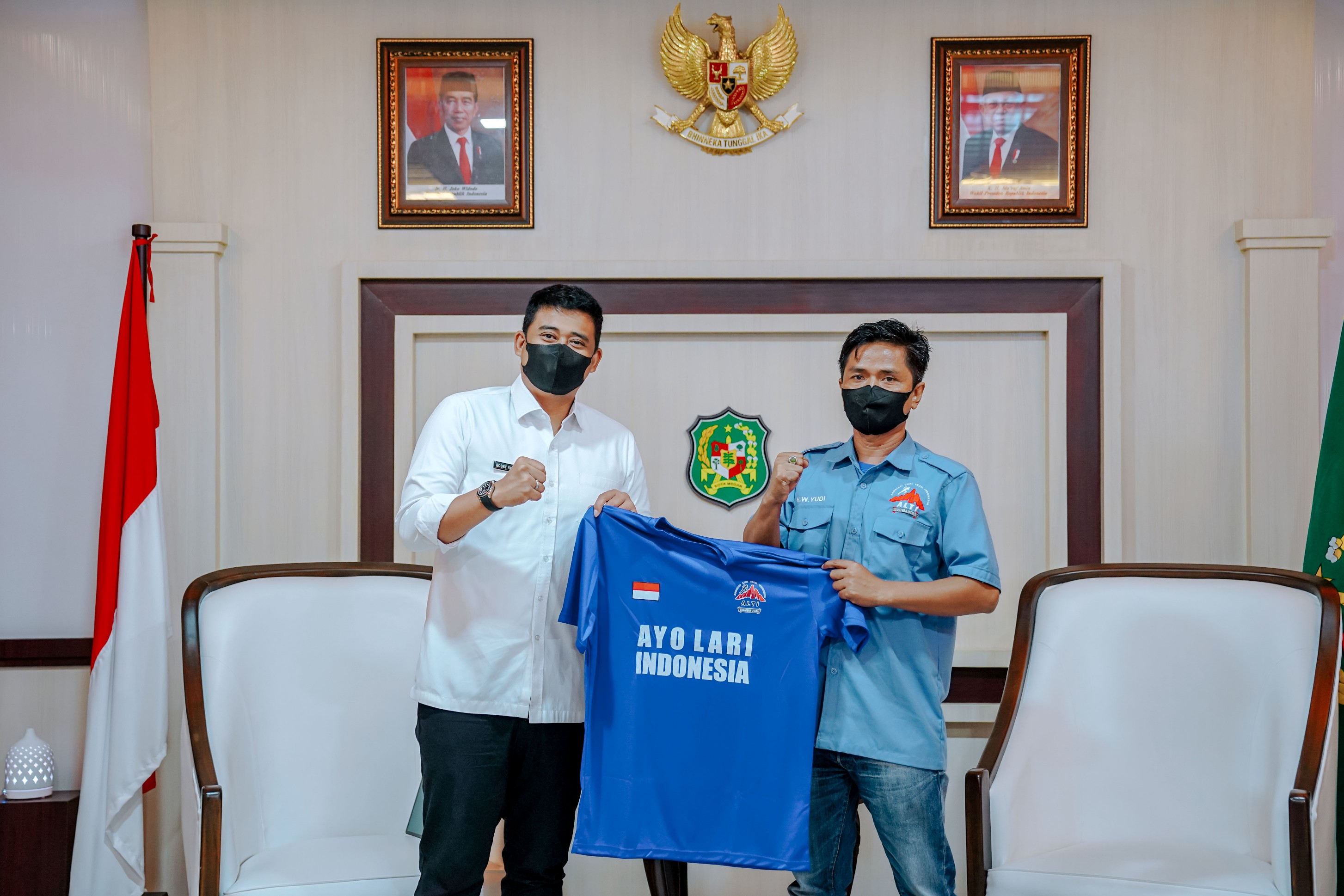 Dukung Atlet Lari Trail Di Kejurnas Palu, Bobby Nasution : Semoga Bawa Hasil Terbaik & Harumkan Nama Kota Medan