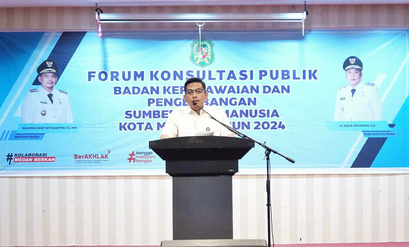 Tingkatkan Kualitas Pelayanan, BKPSDM Kota Medan Adakan Forum Konsultasi Publik