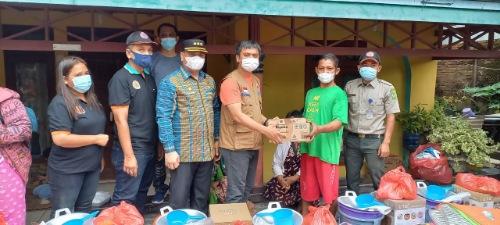 BPBD Medan Beri Bantuan Pada Korban Kebakaran Di Kelurahan Bagan Deli