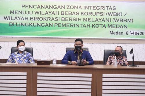 Wali Kota Canangkan Zona Integritas Wilayah Bebas Korupsi dan Birokrasi Bersih Melayani
