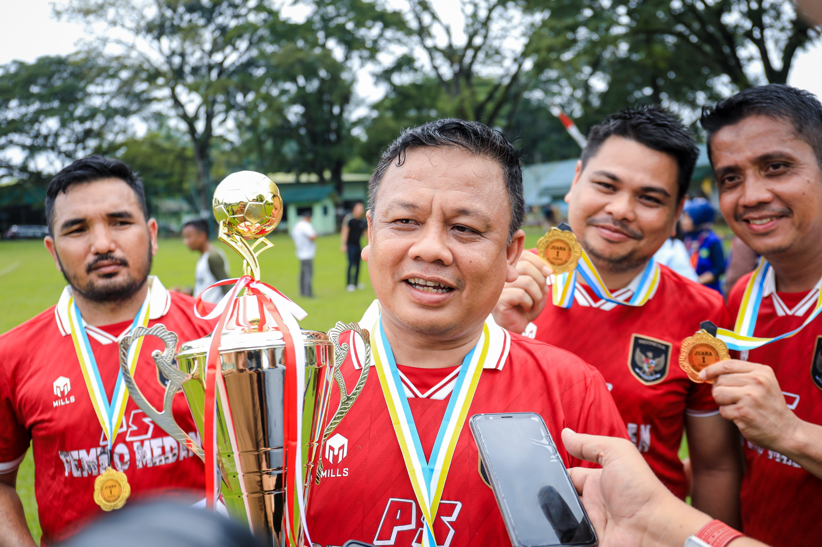 Pemko Medan Juara Sepakbola Komwil I APEKSI Setelah Bantai Pemko Lhokseumawe 6-1