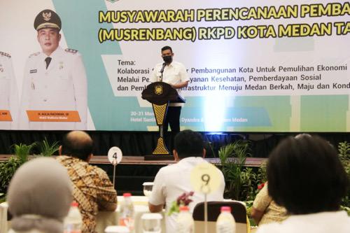 Wali Kota Medan Resmi Menutup Musrenbang RKPD Kota Medan Tahun 2022