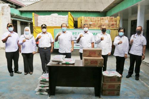 Pemko Medan Terima CSR Sembako Dari PT. Musim Mas