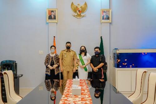 Wali Kota Medan Dan Ketua TP PKK Kota Medan Terima Kunjungan Miss Charity Indonesia 2022