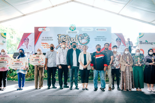 Didampingi Ketua TP PKK, Bobby Nasution Tutup Festival Kuliner 2022, Transaksi Keuangan 5 Hari Capai Rp.605.778.000