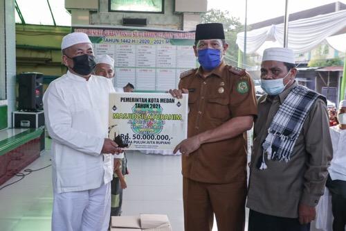BKM Masjid Silaturahim Bersyukur dan Ucapkan Terima Kasih Atas Bantuan Pemko Medan