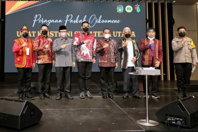 Wali Kota Medan Hadiri Perayaan Paskah Oikumene Umat Kristiani Sumut