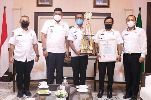 Kelurahan Besar Medan Labuhan Juara I Lomba Kelurahan/Desa se-Sumut