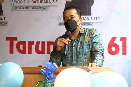 Peringati HUT Karang Taruna Medan ke-61 Tahun, Pemko Medan Minta Ada Kegiatan Sosial ke Masyarakat