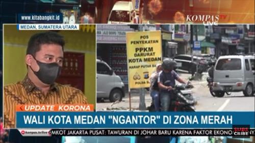 Wali Kota Medan Sampaikan Perkembangan Penanganan Covid-19 Langsung Dari Kantor Camat Medan Helvetia