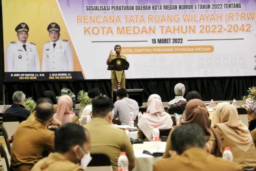 Pemko Medan Sosialisasikan Perda No 1 tahun 2022 tentang RTRW Kota Medan Tahun 2022-2042