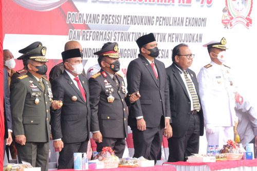 Bobby Nasution Hadiri Upacara Hari Bhayangkara, Presiden Joko Widodo: Bekerjalah Dengan Hati-Hati & Presisi