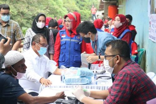 Akhyar Ikut Donor Darah Pada Peringatan Hari Kanker Sedunia di Kampung Sejahtera