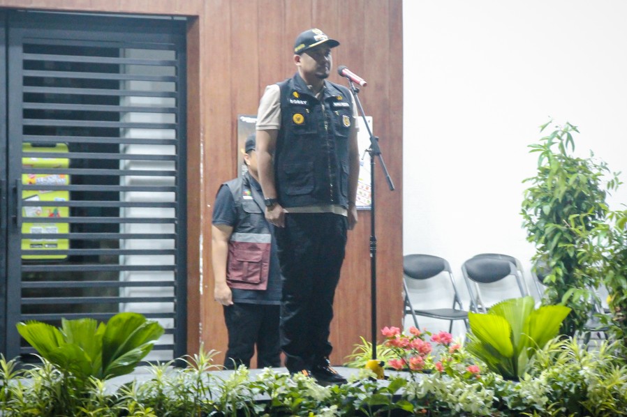 Pimpin Apel Gabungan Tim Pemantauan dan Pencegahan, Bobby Nasution: Pastikan Asmara Subuh tidak Ada di Kota Medan