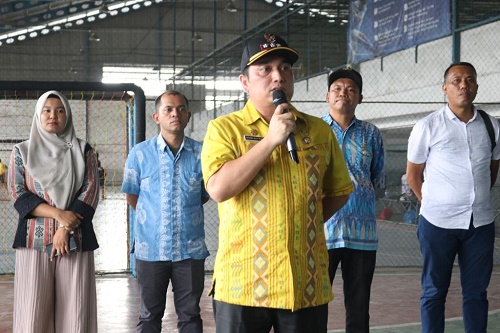 Meriahkan HUT ke-432 Kota Medan, Kecamatan Medan Timur Gelar Pertandingan Futsal
