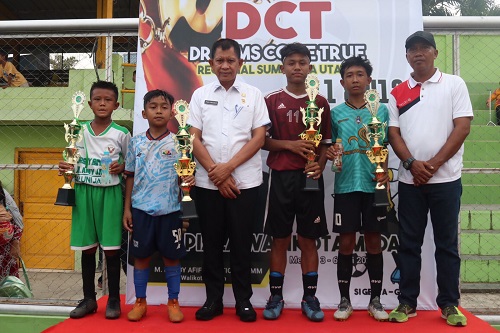 Tutup Festival Sepakbola DCT, Kadispora Kota Medan Berharap Lahir Talenta Muda Penuh Bakat