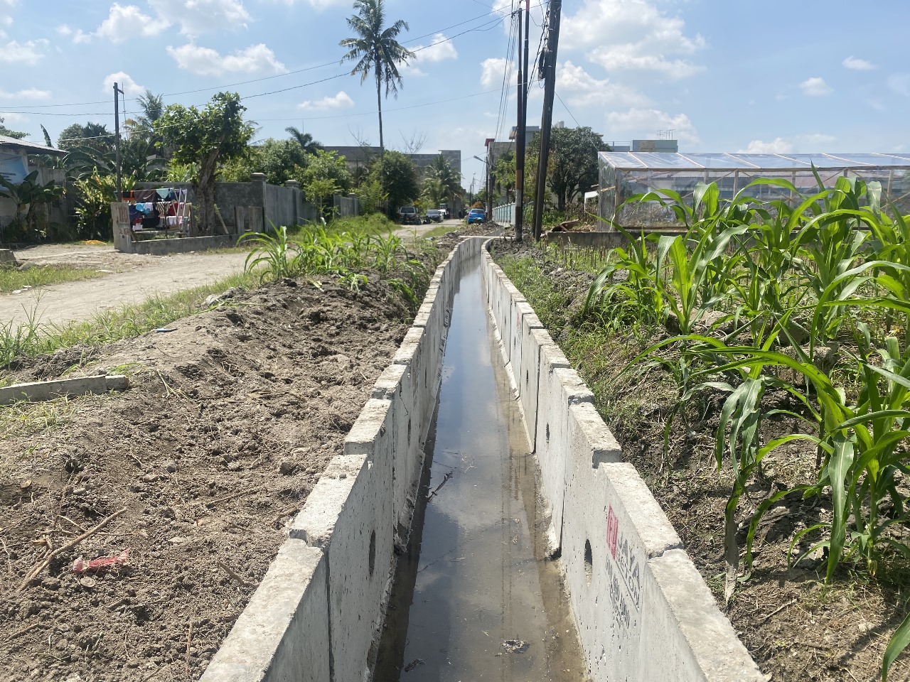 Pembangunan Drainase di Jalan Ikahi Padang Bulan Rampung