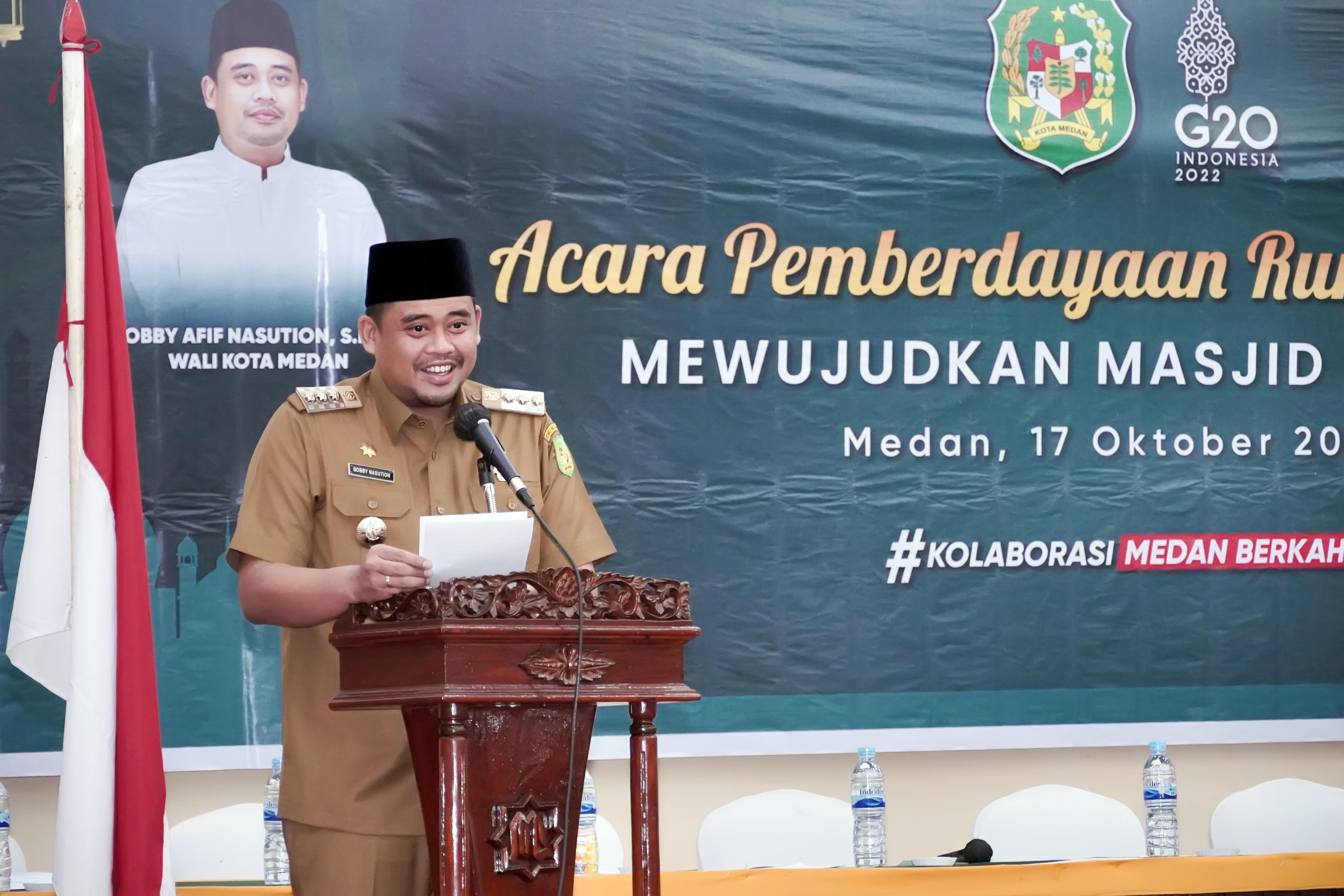 Sebelum Islamic Center Terbangun, Bobby Nasution Ingin Lebih Dahulu Dibangun Jaringan Masjid Mandiri