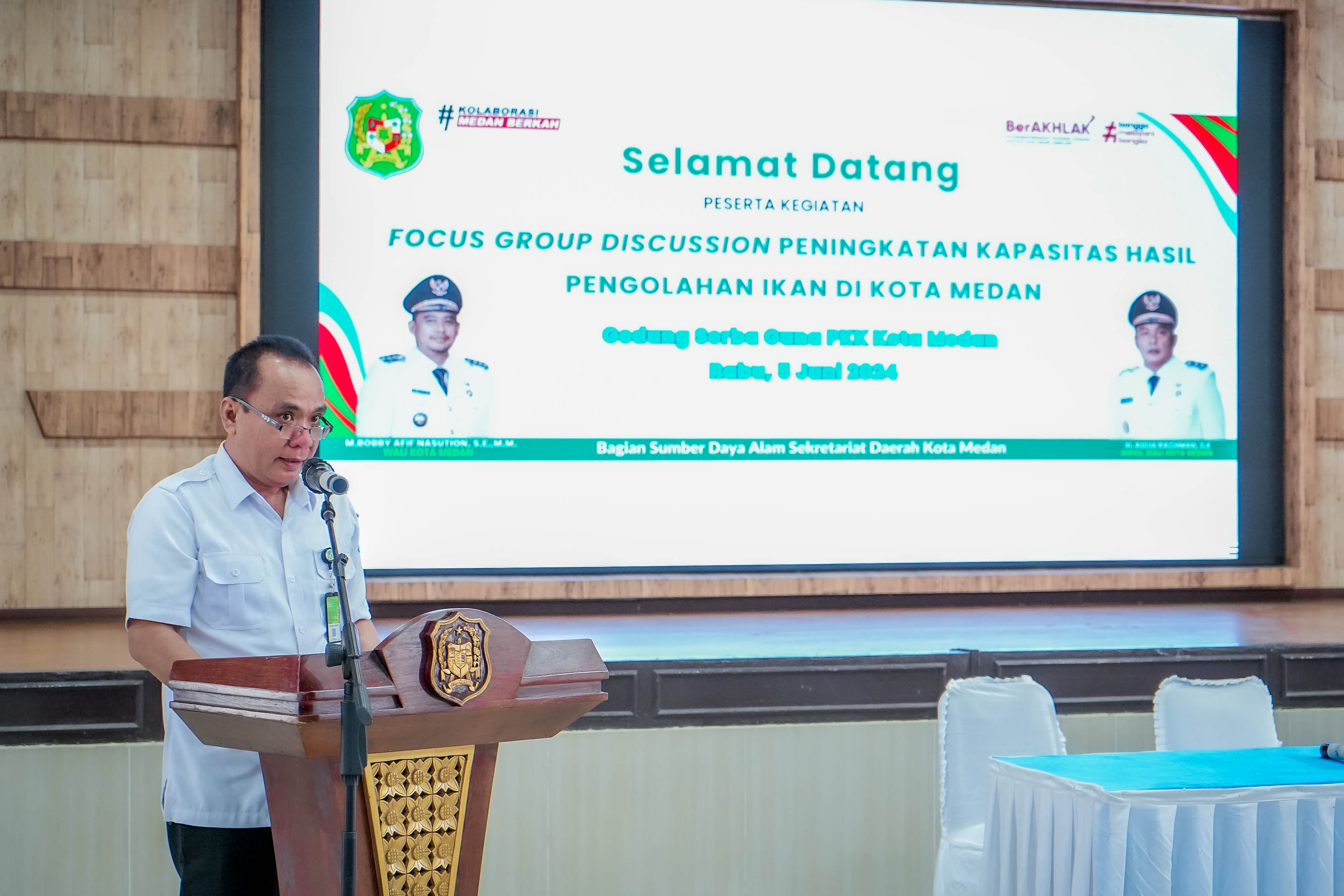 Buka FGD Peningkatan Kapasitas Hasil Pengolahan Ikan, Bobby Nasution: Perlu Pemahaman Problem Hulu dan Hilir  