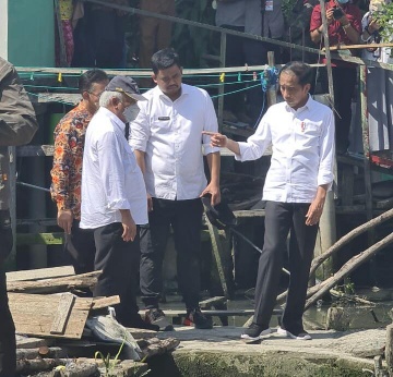 Tinjau Bedah Rumah Di Kelurahan Bagan Deli, Presiden: Penataan Rumah Layak Huni Sudah Mulai Dilakukan Pemko Medan