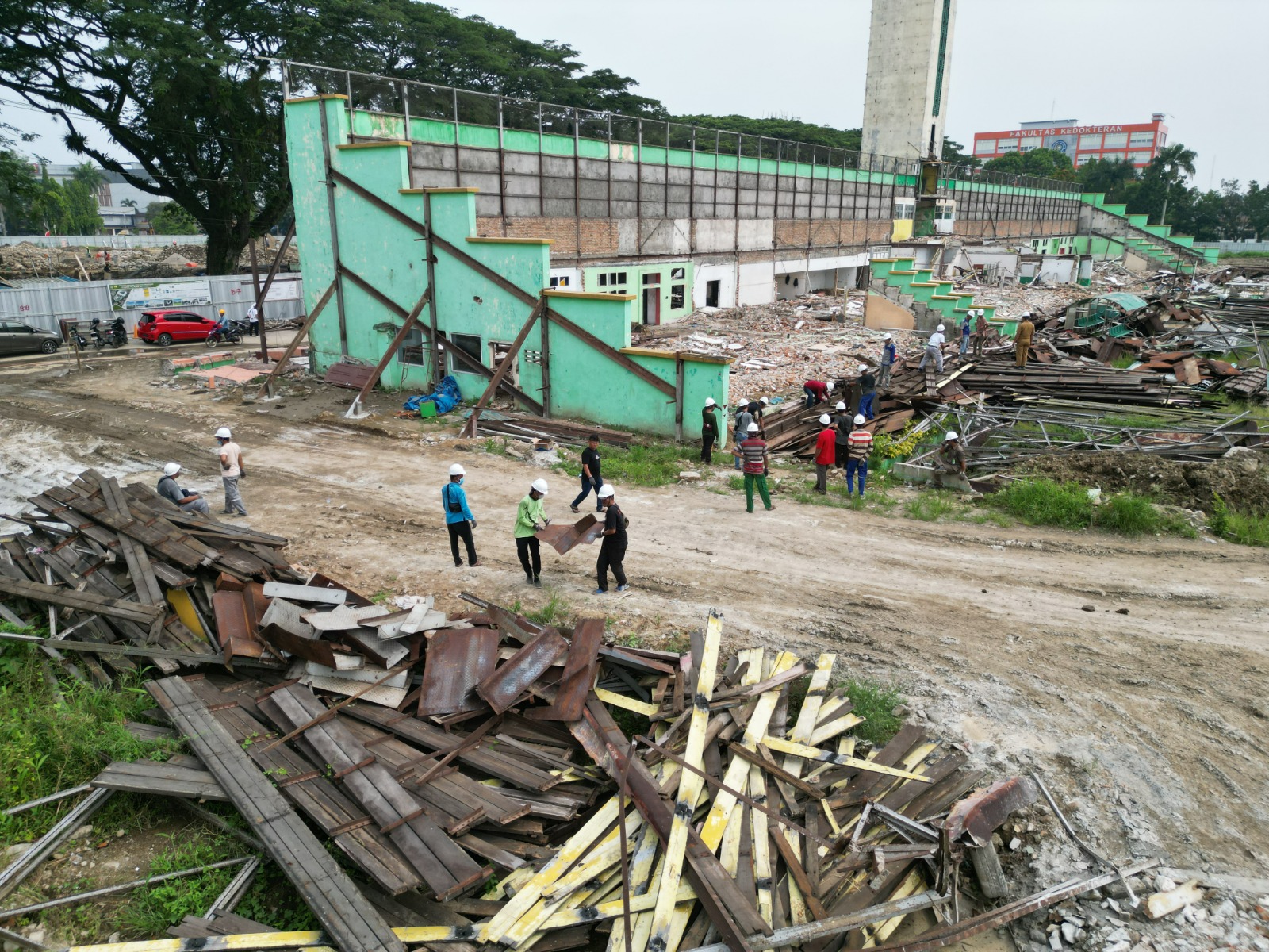 Sisa Material Bangunan Stadion Teladan Telah Dilelang KPKNL Rp1,6 M