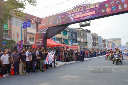 Ajang Street Race KMB Sukses, Kualitas Jalan di Medan Diakui Bagus dan Mulus