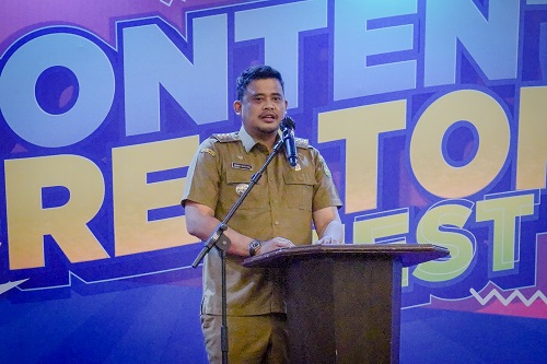 Buka Content Creator Fest, Bobby Nasution : Kuatkan Sensifitas, Jadi SDM Unggul, Kompetitif, Berdaya Saing & Membanggakan
