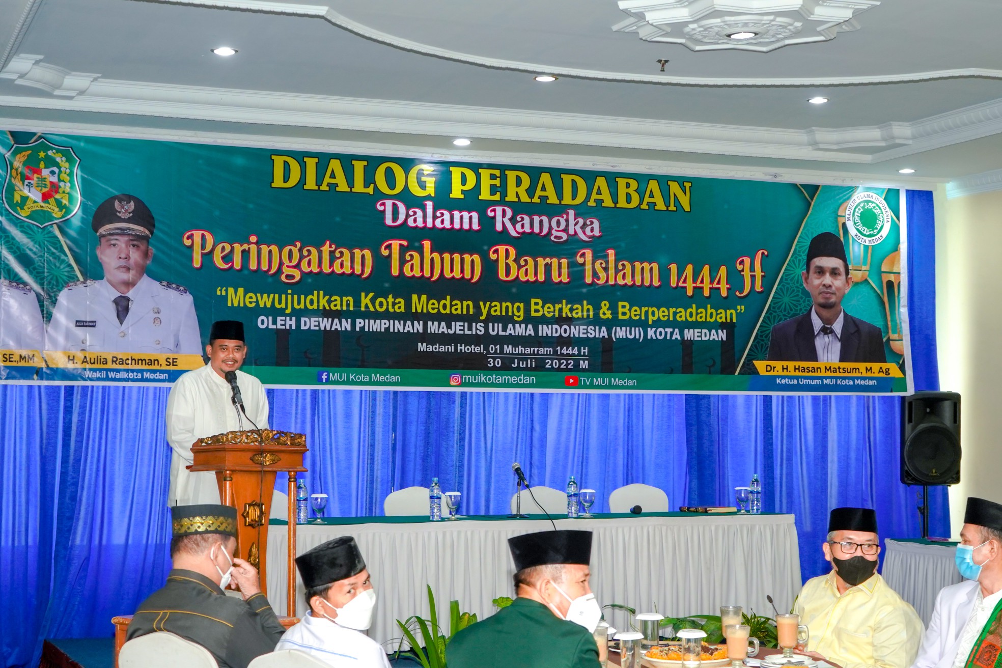 Buka Dialog Peradaban Peringati Tahun Baru Islam 1444 H, Bobby Nasution : Dengan Kolaborasi Keberkahan Bisa Kita Raih
